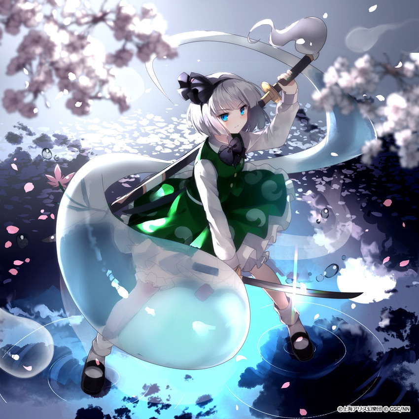 konpaku youmu (touhou and 1 more) drawn by sakizaki_saki-p
