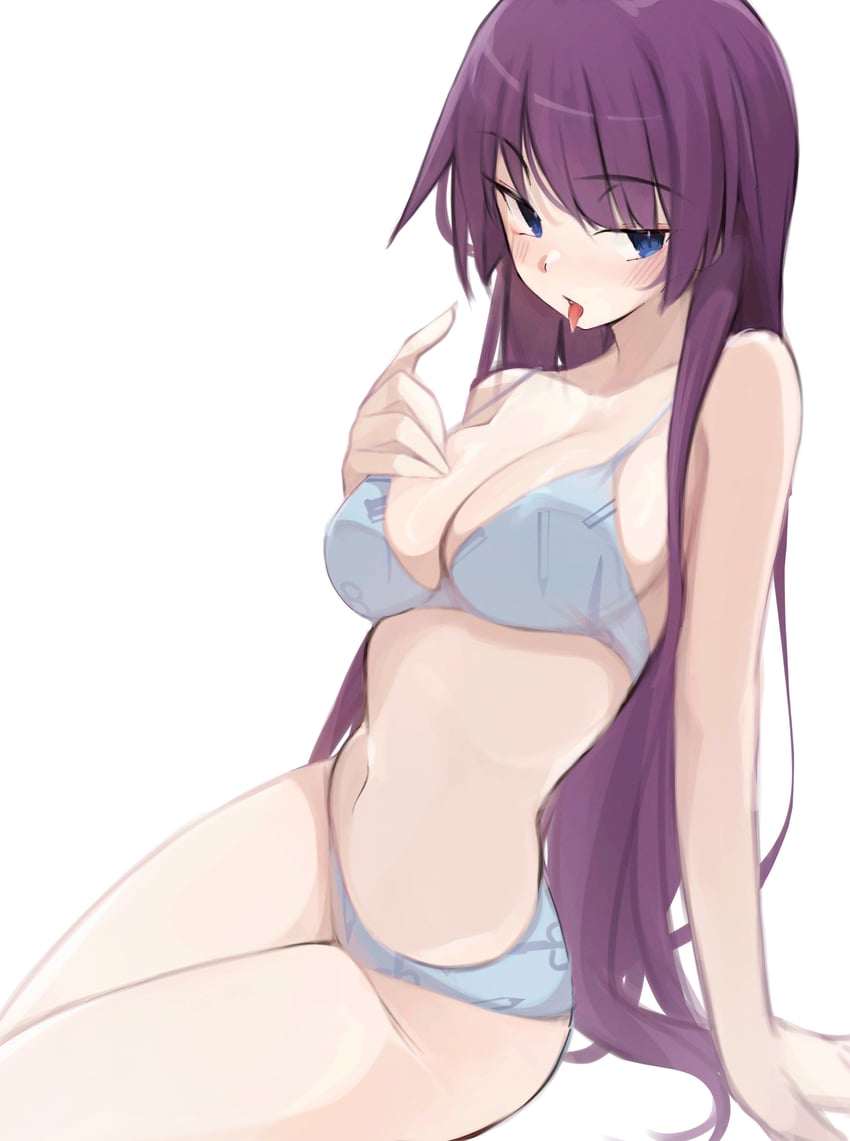 senjougahara hitagi (monogatari) drawn by deko_morii