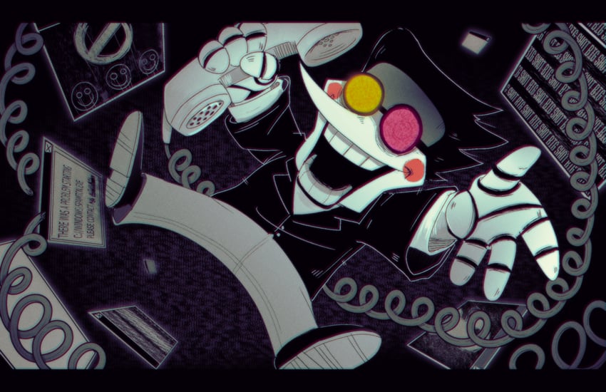 spamton g. spamton (deltarune) drawn by gh0stbreath