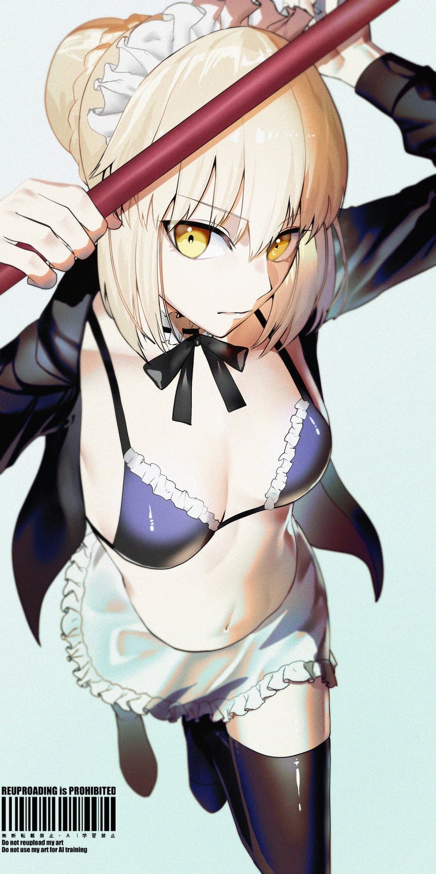 artoria pendragon and saber alter (fate and 1 more) drawn by kabosoi_mangaka