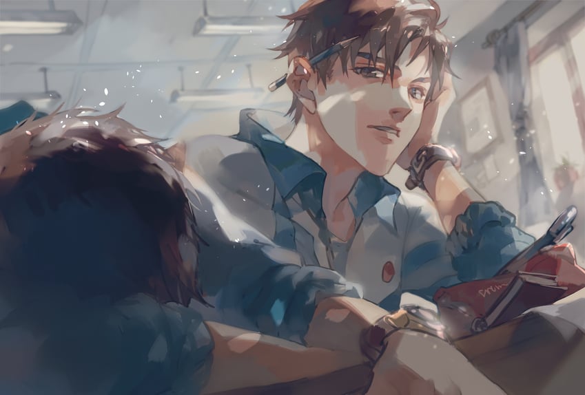 jiang cheng and gu fei (sa ye) drawn by jiujiangzi_benren