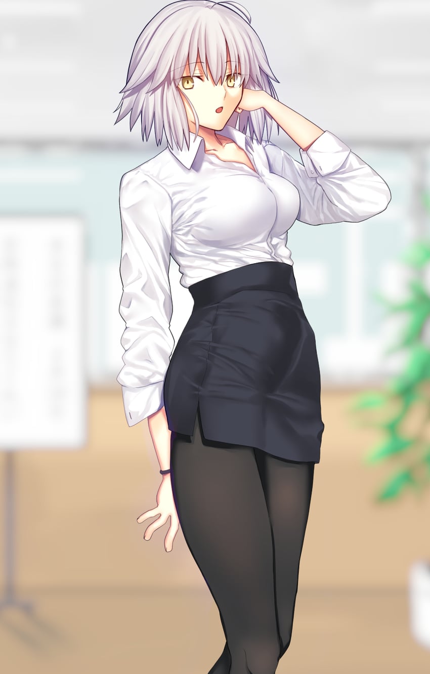 jeanne d'arc alter (fate and 1 more) drawn by iro_(sekaixiro)