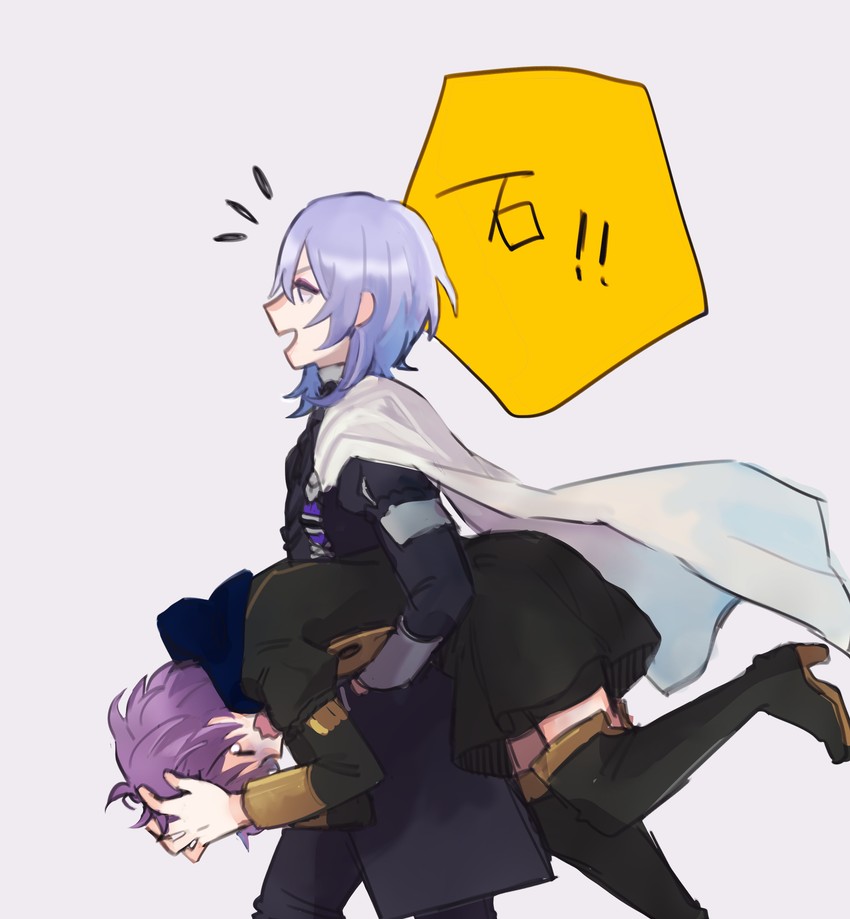 bernadetta von varley and yuri leclerc (fire emblem and 1 more) drawn by kino_(m6t2a)