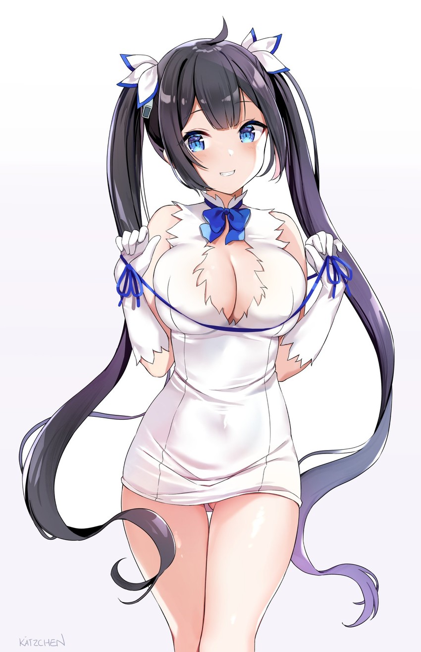 hestia (dungeon ni deai wo motomeru no wa machigatteiru darou ka) drawn by kaetzchen