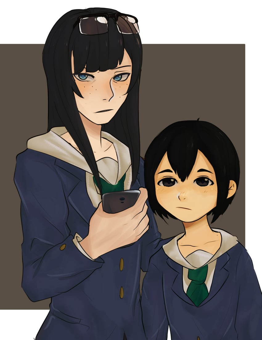 kanamori sayaka and asakusa midori (eizouken ni wa te wo dasu na!) drawn by chibiyo_tanooki