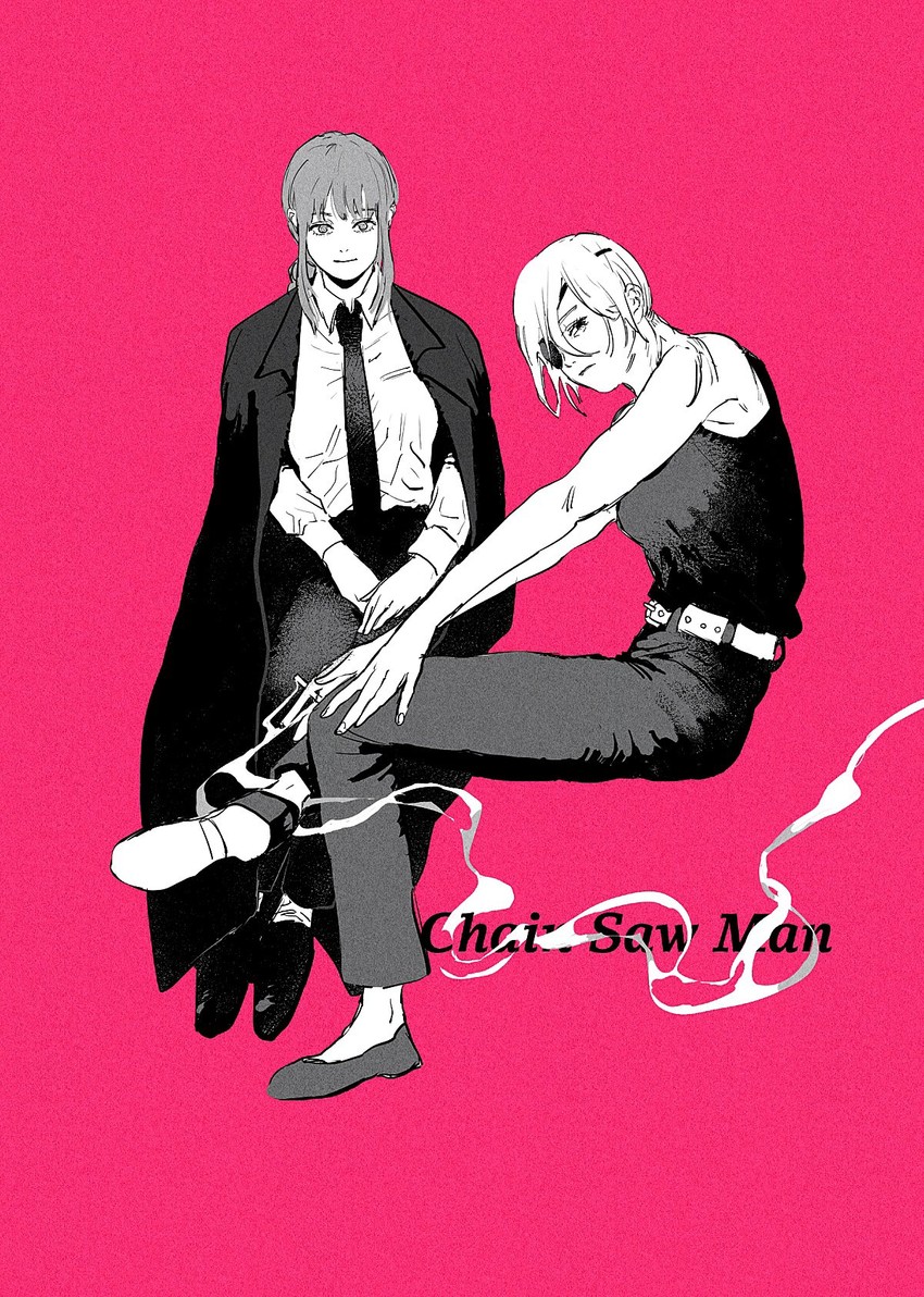 makima and quanxi (chainsaw man) drawn by soregasi_tdbk