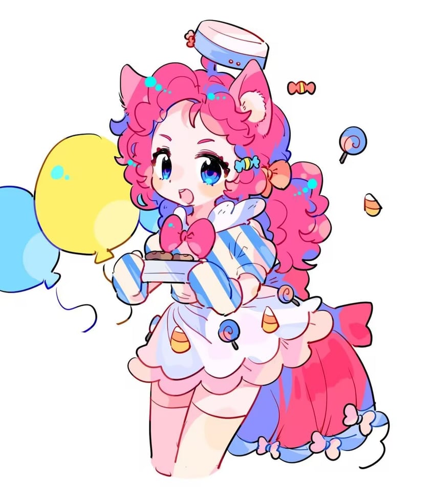 pinkie pie (my little pony and 1 more) drawn by buyao_guan