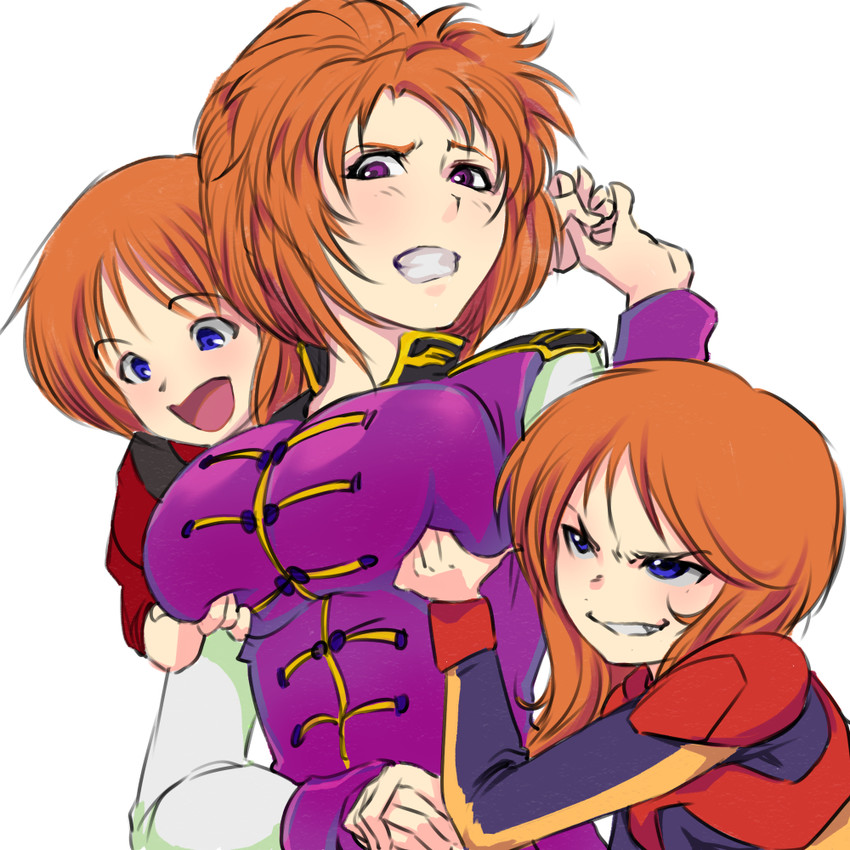 puru two, elpeo puru, and marida cruz (gundam and 2 more) drawn by kemi_(kemi433)