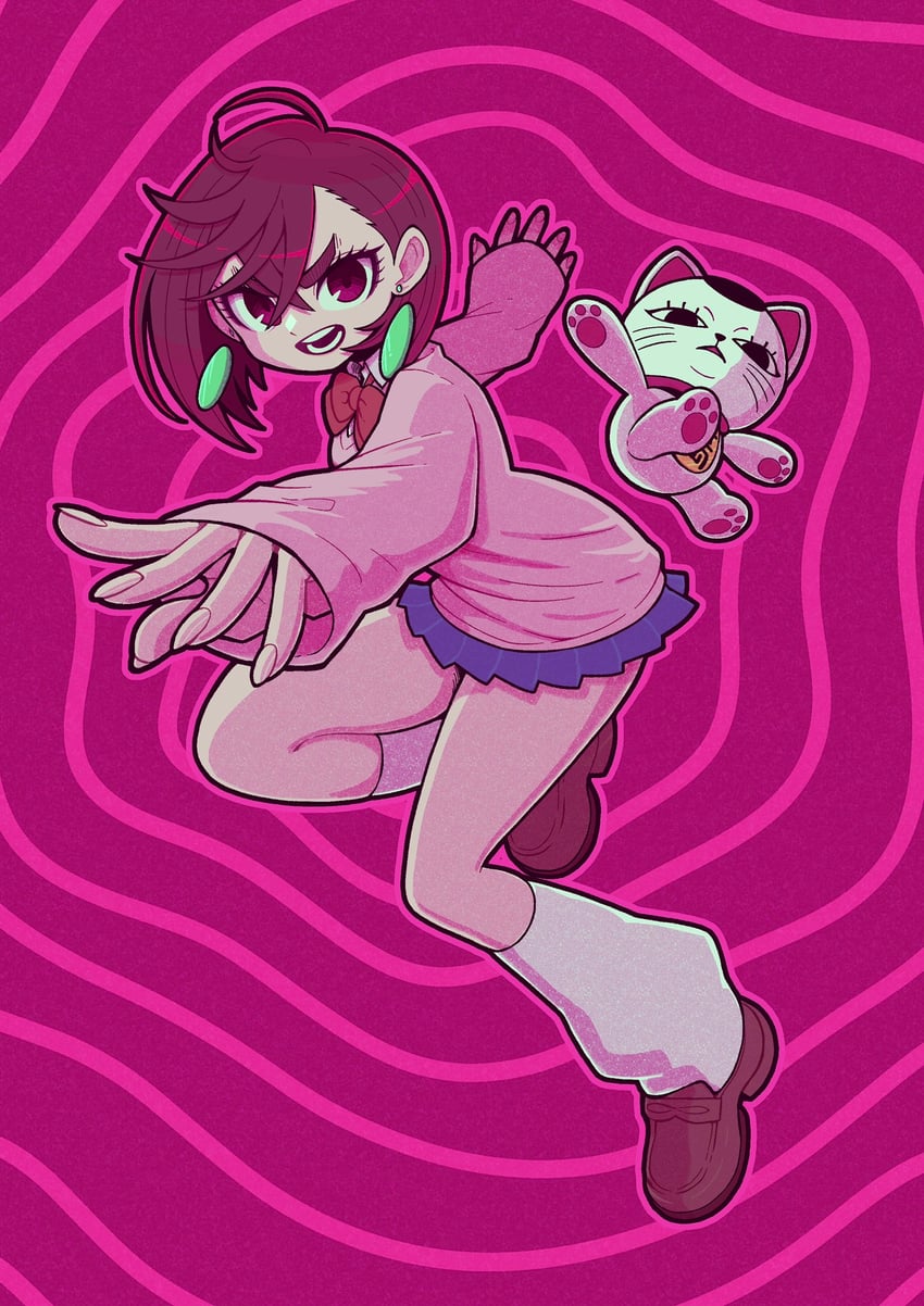 ayase momo and turbo granny (dandadan) drawn by bear_ringer