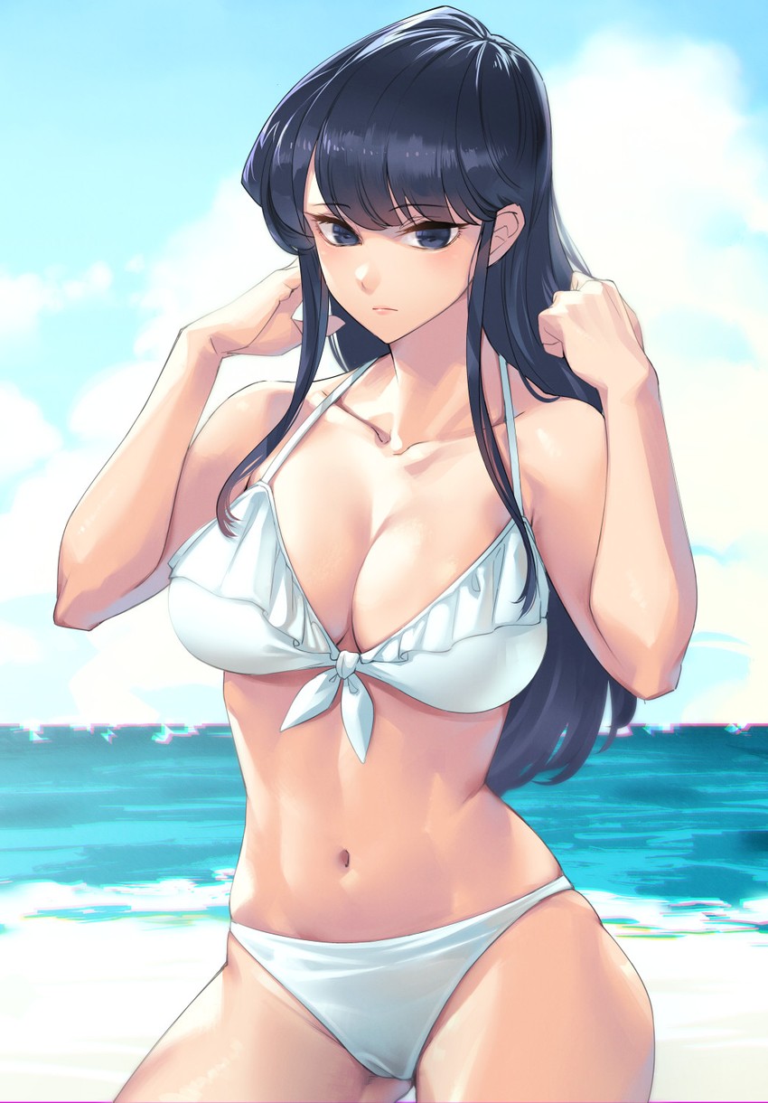 komi shouko (komi-san wa komyushou desu) drawn by mikel_(4hands)
