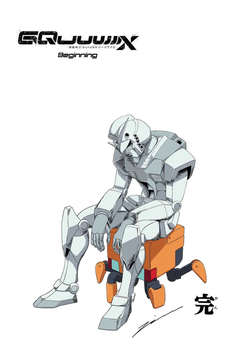 rx-78-2 gundam and conch (gundam and 3 more) drawn by gojooni