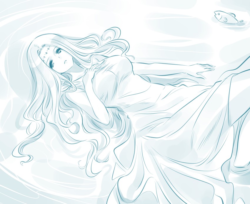g-spring goddess and chuchumy (original) drawn by kato_takuji
