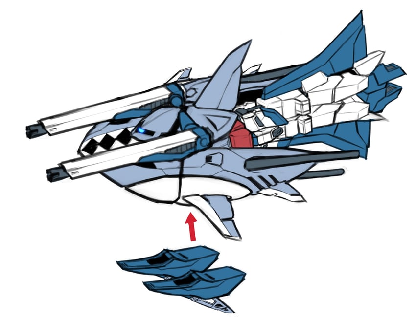 abyss gundam (hololive and 6 more) drawn by pinguinkotak