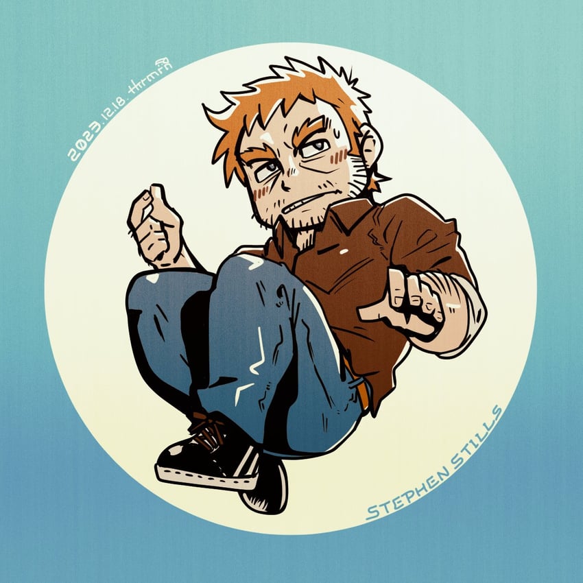 stephen stills (scott pilgrim) drawn by kora_mirin_(tkrmrn)