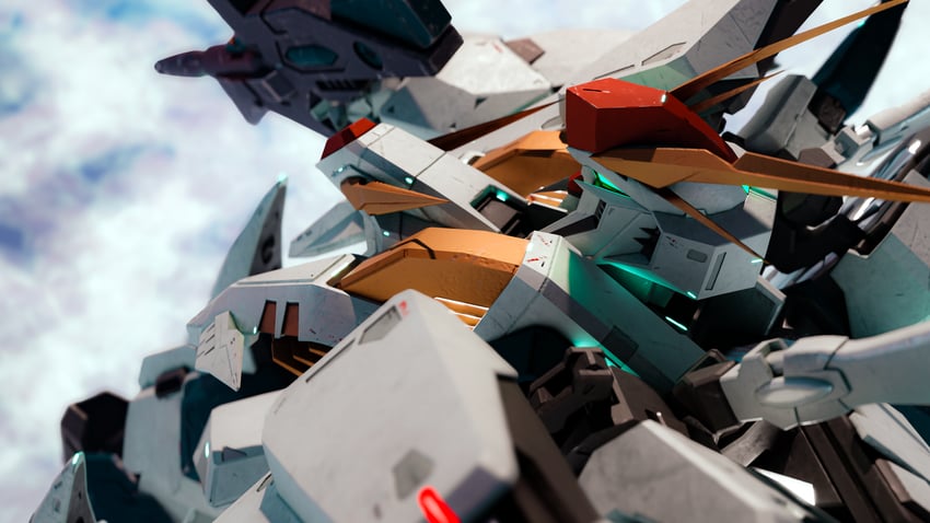 xi gundam (gundam and 1 more) drawn by toxicatedbucket