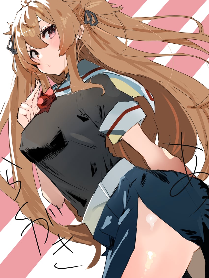 murasame and murasame kai ni (kantai collection) drawn by sunday_aki