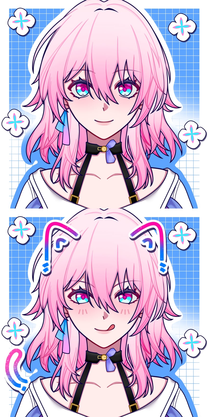 march 7th (honkai and 1 more) drawn by xd_xiugou