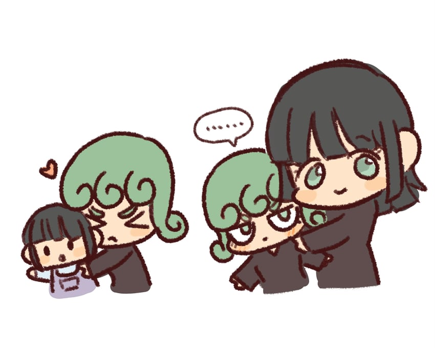tatsumaki and fubuki (one-punch man) drawn by pap_(paprikaru1205)