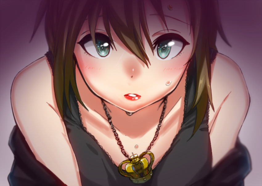 tada riina (idolmaster and 1 more) drawn by apple_(ygbhjdbiulsg)