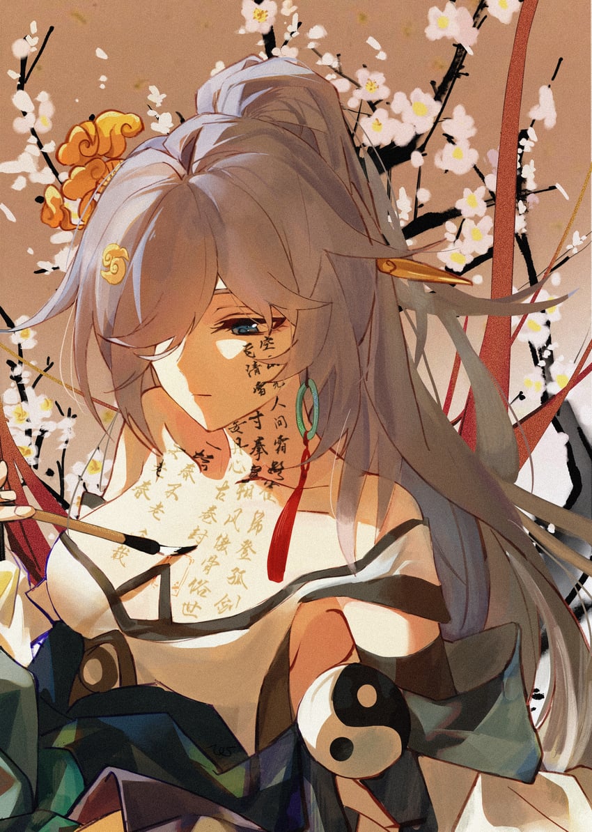 fu hua (honkai and 1 more) drawn by xiaxianbujunzi