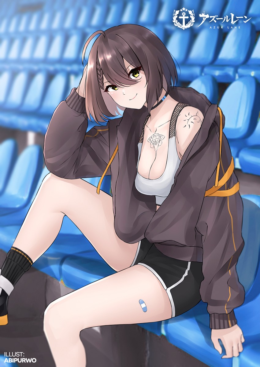 baltimore (azur lane) drawn by omenion