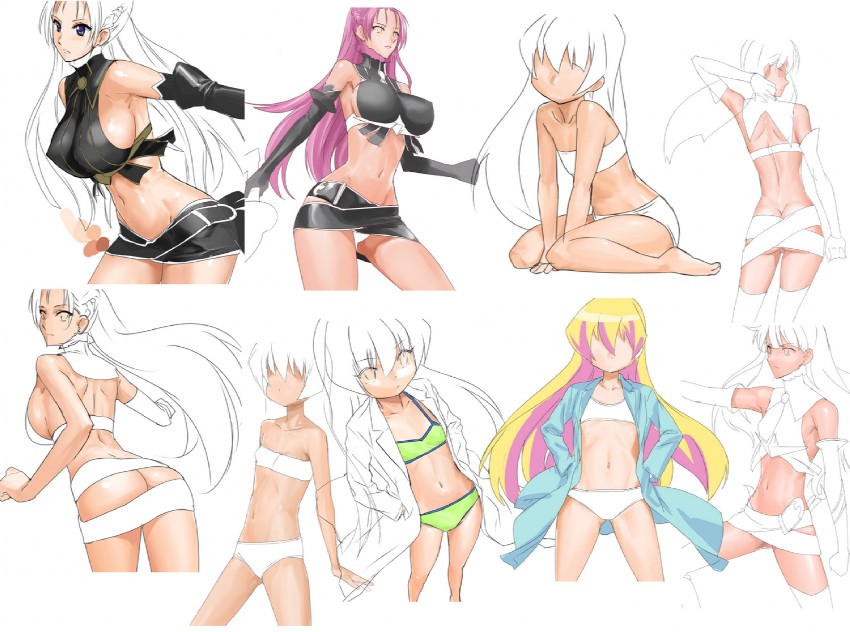 rebecca miyamoto and juliana eberhardt (senjou no valkyria and 2 more) drawn by makacoon