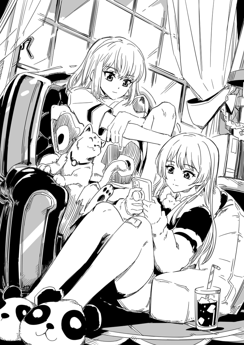 chihaya anon and misumi uika (bang dream! and 1 more)