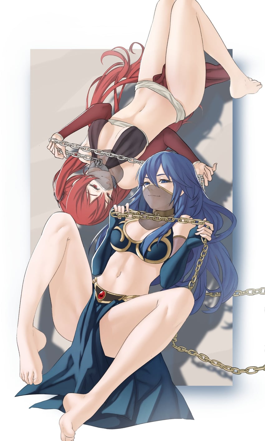 lucina, severa, princess leia, and huttslayer leia (fire emblem and 3 more) drawn by pomelomelon