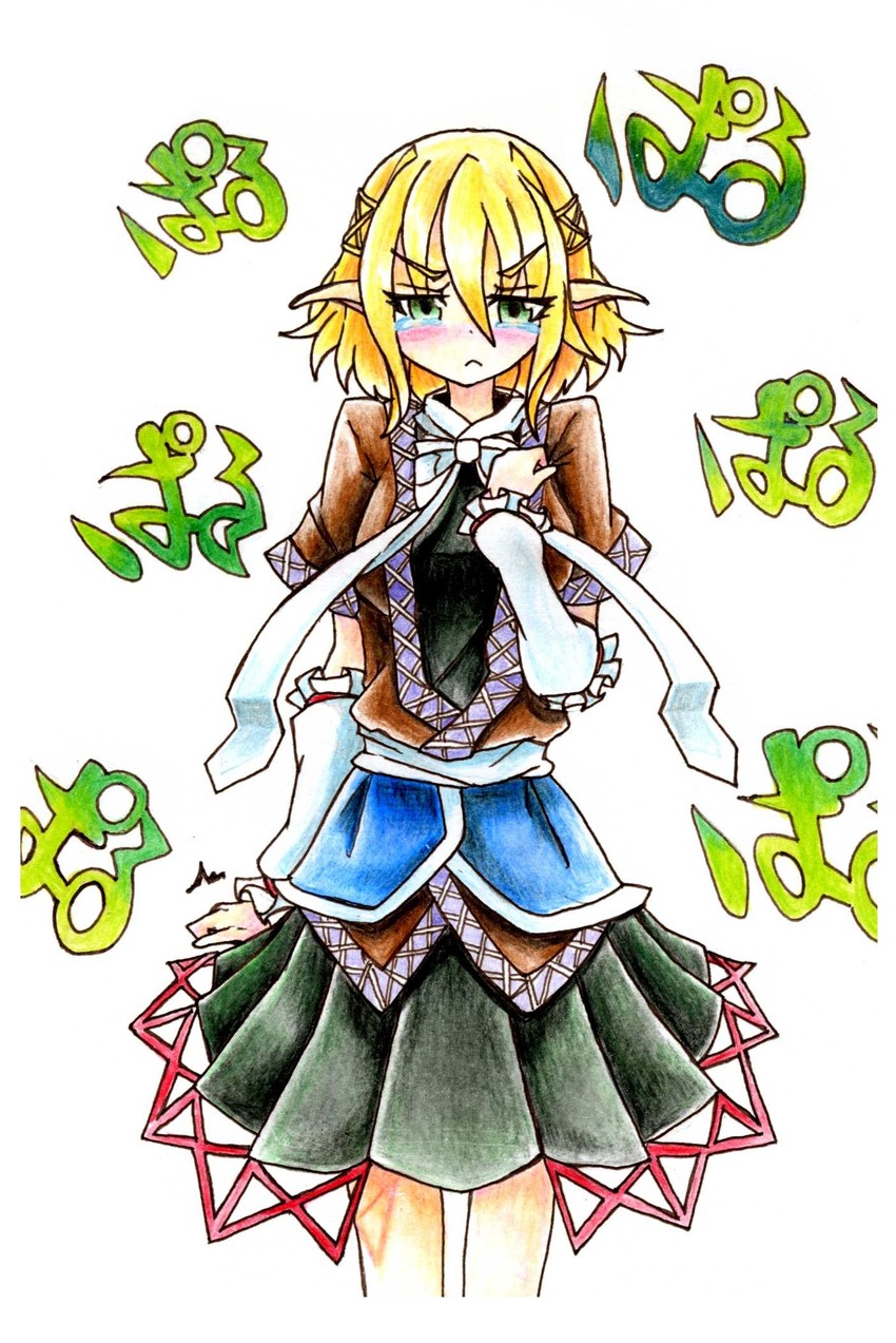 mizuhashi parsee (touhou) drawn by gokuu_(acoloredpencil)