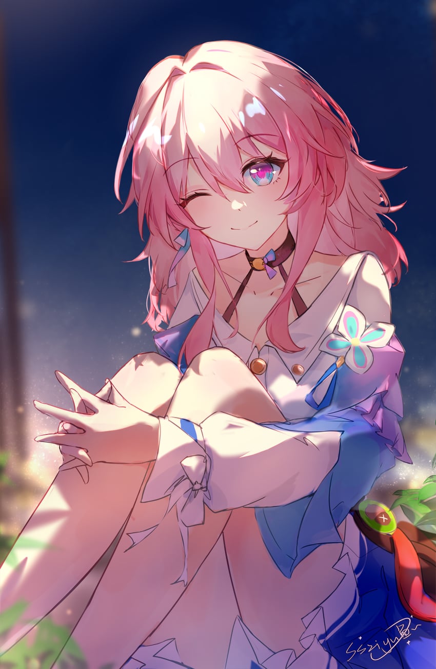 march 7th (honkai and 1 more) drawn by shanshanziyu
