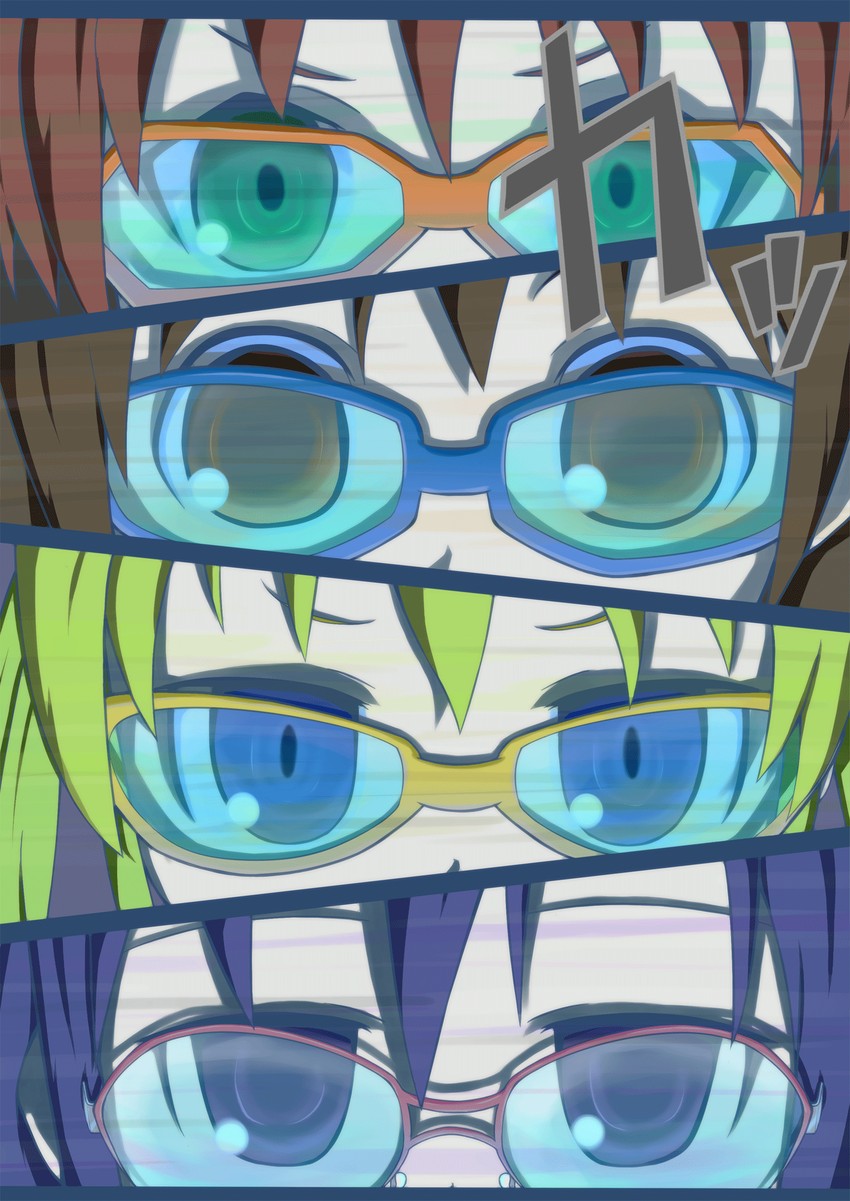 sonya, oribe yasuna, goshiki agiri, and unused character (persona and 2 more) drawn by sola_(solaxsola)