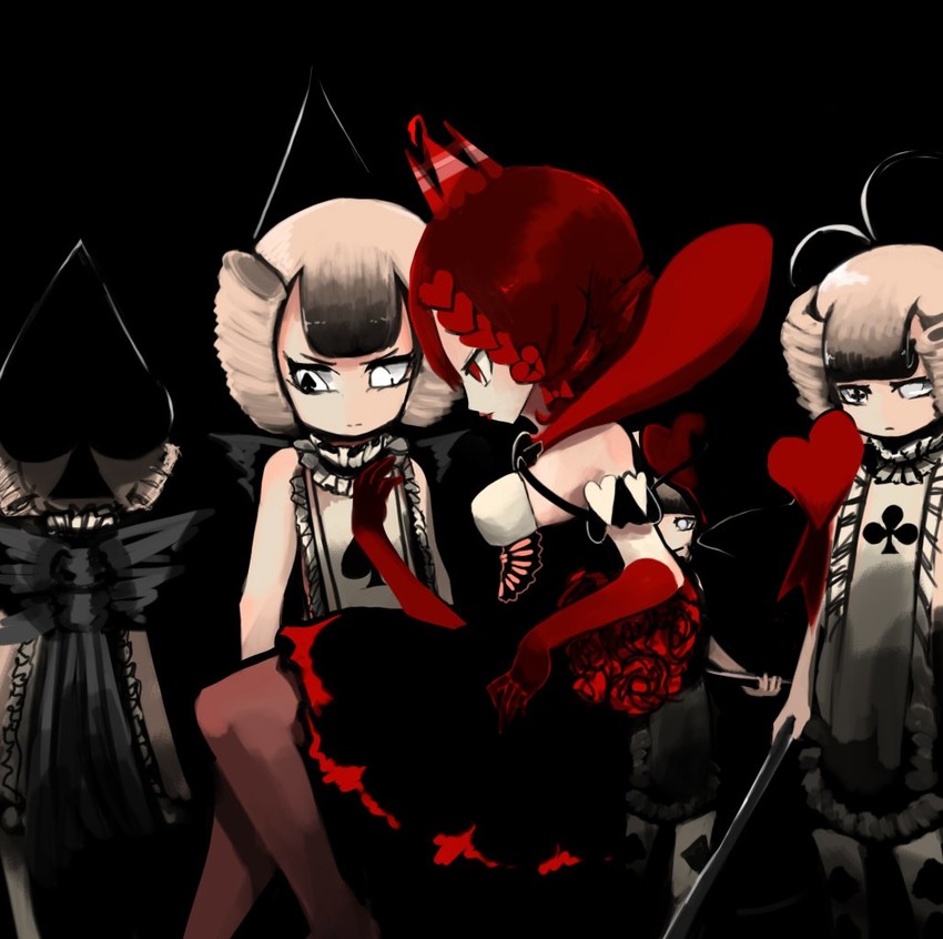 shufflin and grim heart (mahou shoujo ikusei keikaku and 1 more) drawn by coatifan