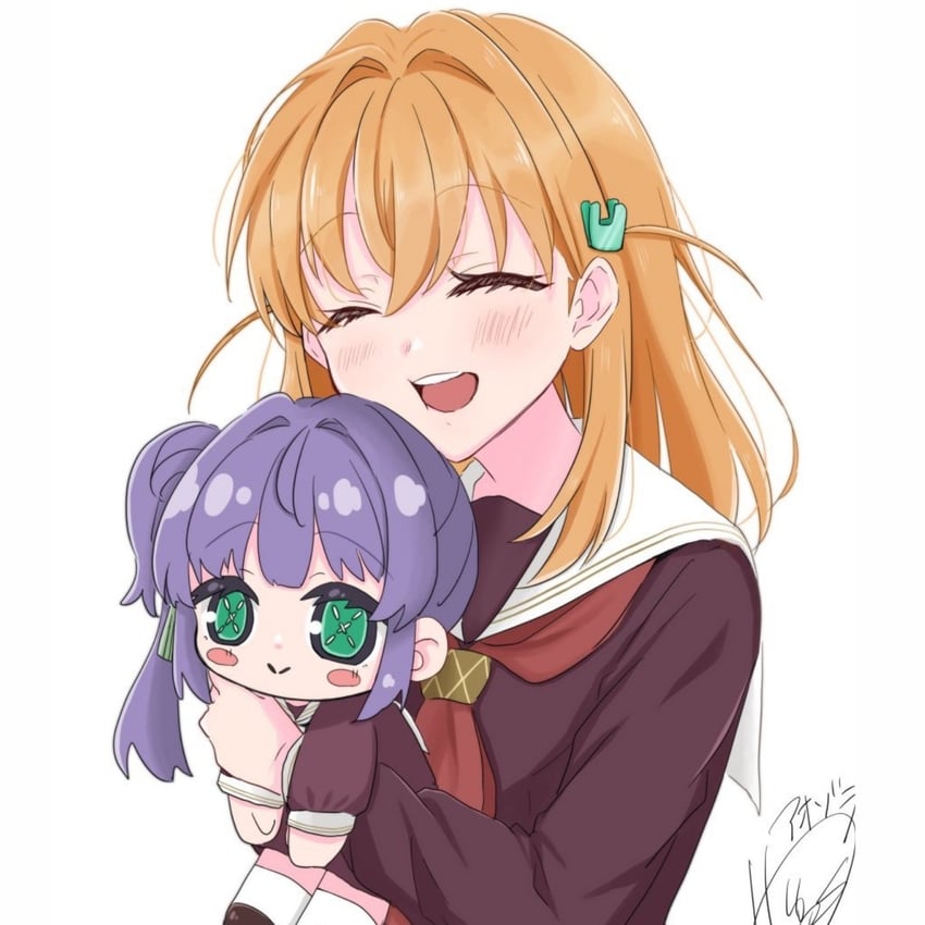 hinoshita kaho and otomune kozue (love live! and 1 more) drawn by koarakko