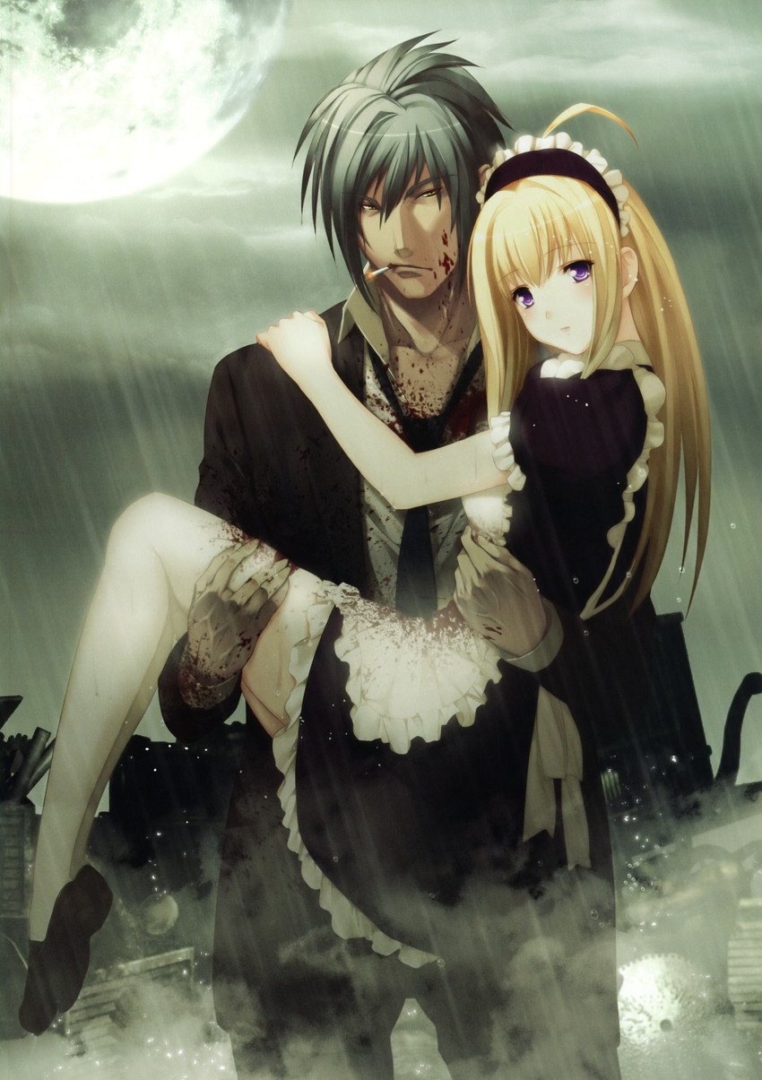 anna and romeo (gekkou no carnevale) drawn by oosaki_shin'ya