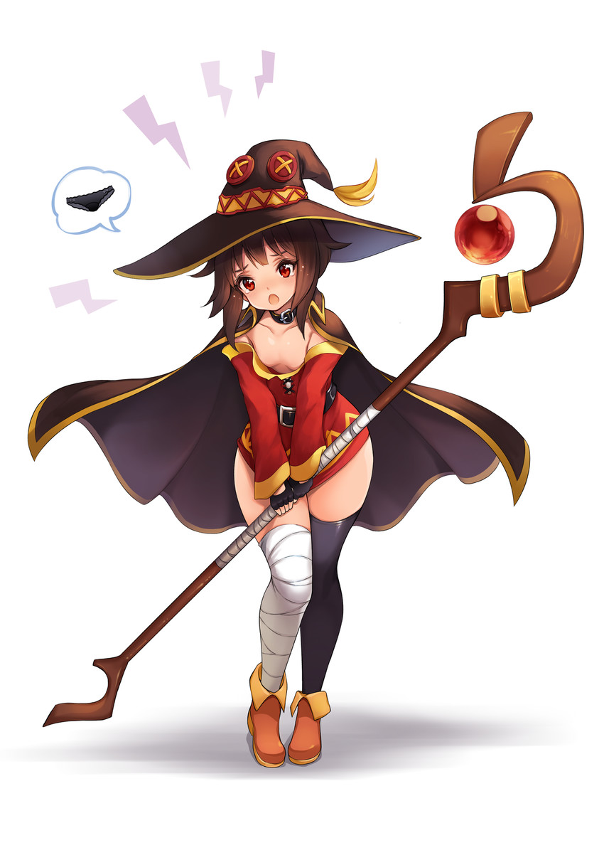 megumin (kono subarashii sekai ni shukufuku wo!) drawn by toriseru_(rare_stone)