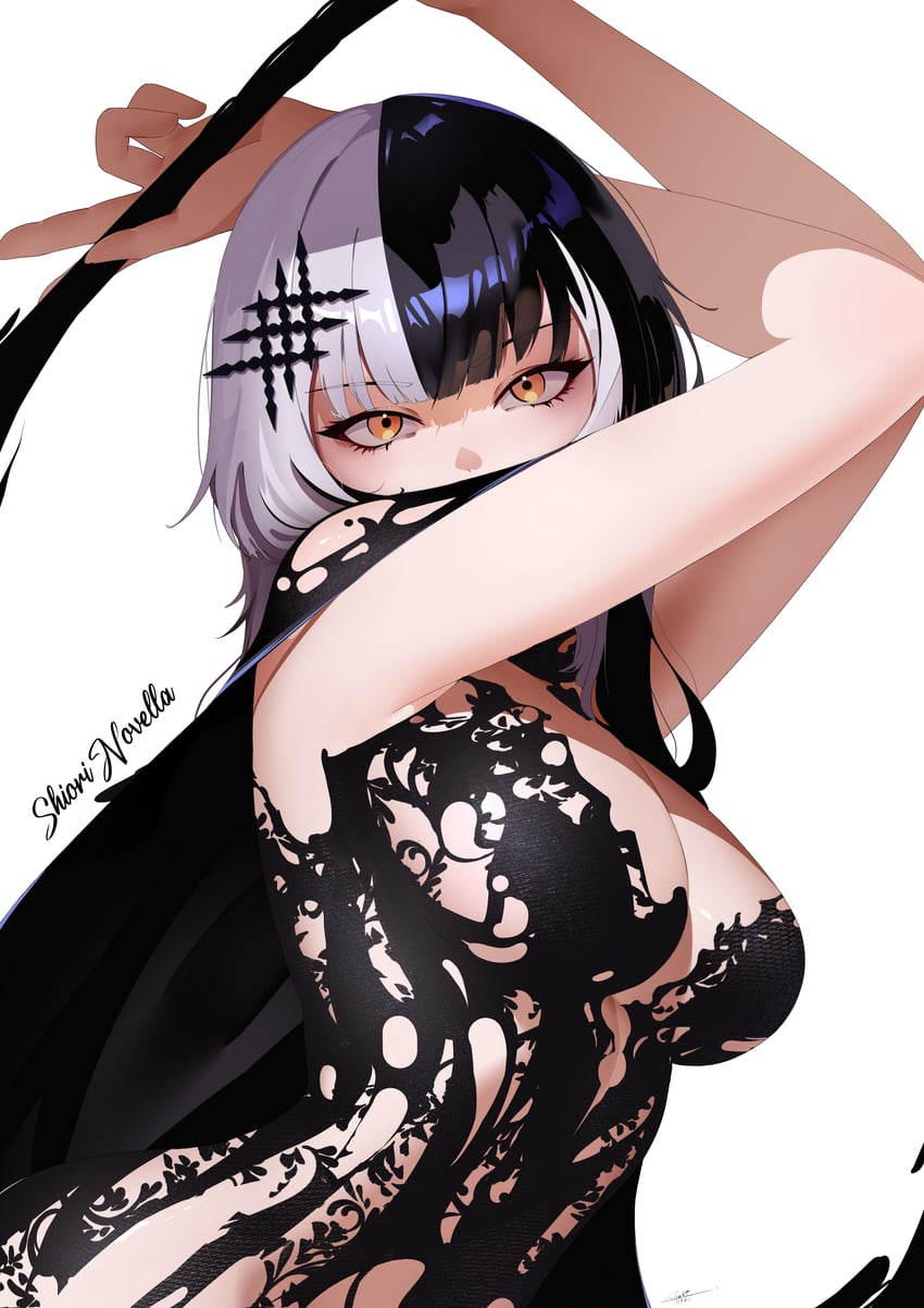shiori novella (hololive and 1 more) drawn by aou13093
