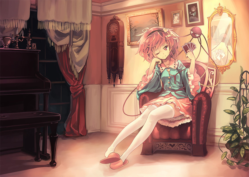 komeiji koishi and komeiji satori (touhou) drawn by orita_enpitsu