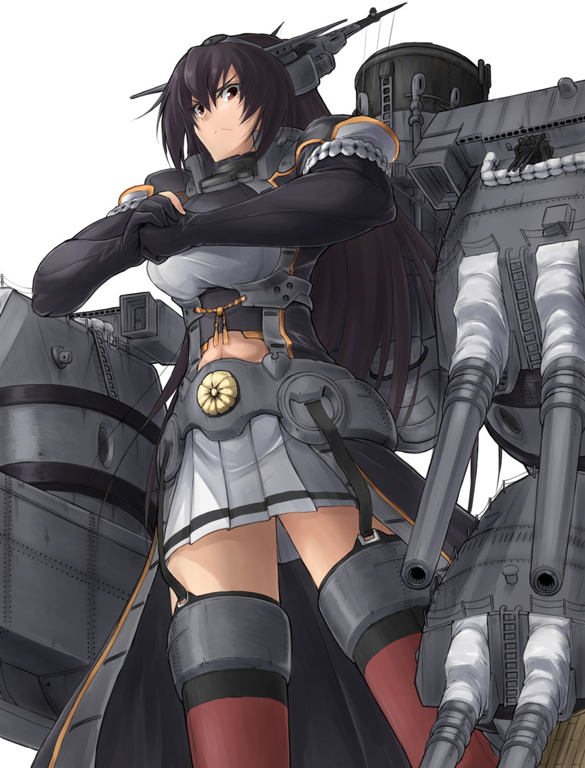 nagato and nagato kai ni (kantai collection) drawn by zombie_mogura