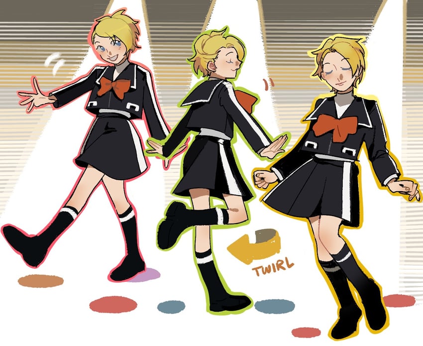 lisa silverman (persona and 2 more) drawn by fettuchi