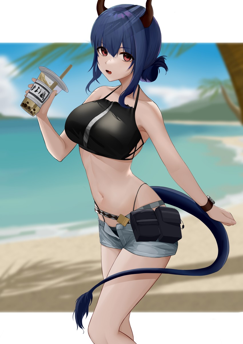 ch'en and female tourist c (arknights) drawn by elysion_(16869144)