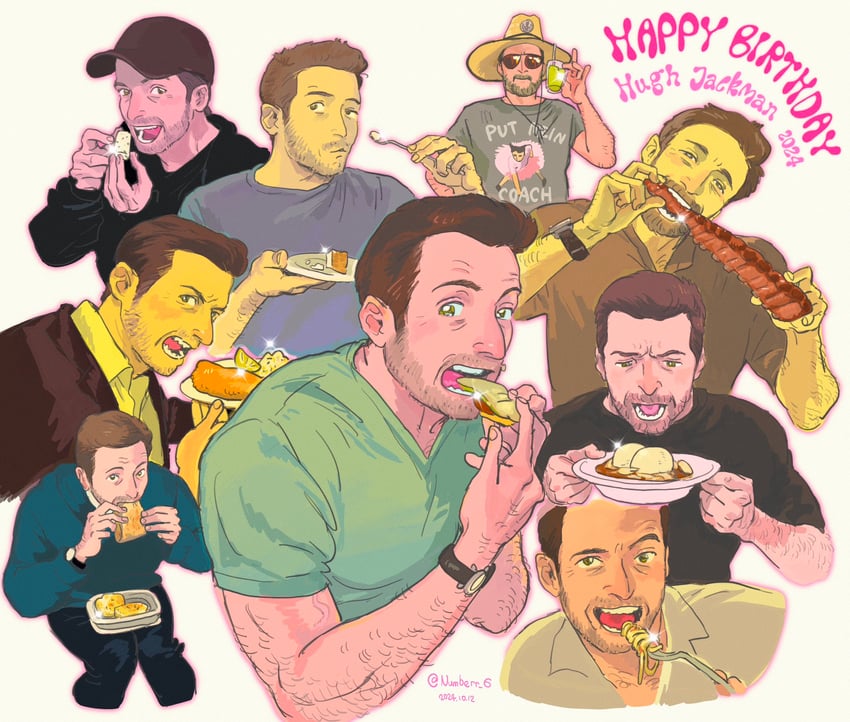 hugh jackman (real life) drawn by no.6_(numberr_6)