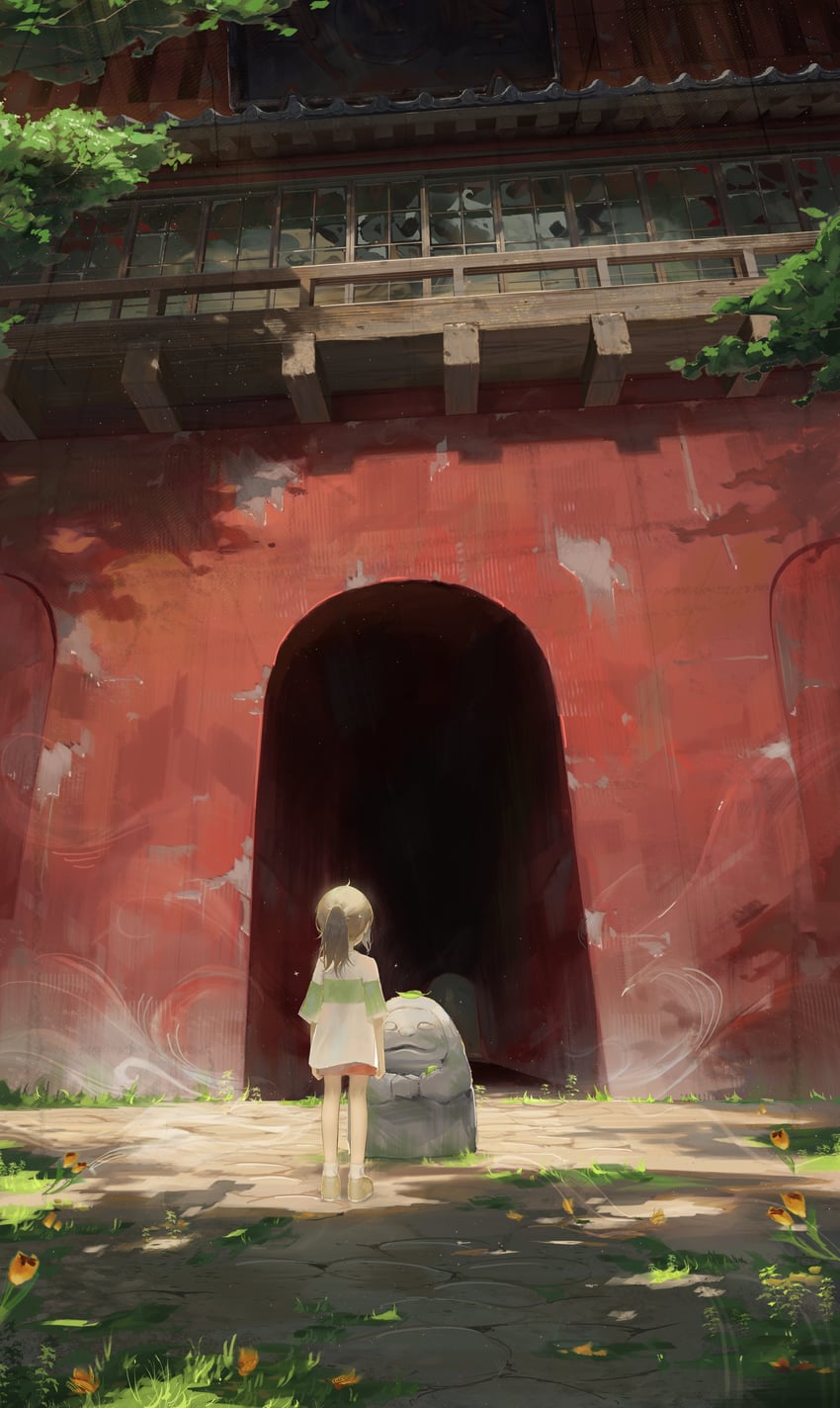 ogino chihiro (sen to chihiro no kamikakushi) drawn by dayshiart