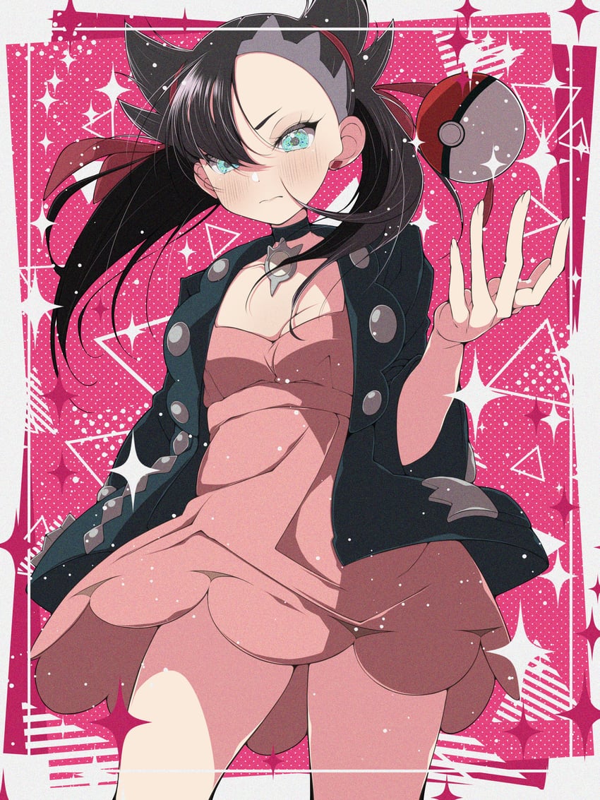 marnie (pokemon and 1 more) drawn by fujiwara_hiro_(kaede_ciao)