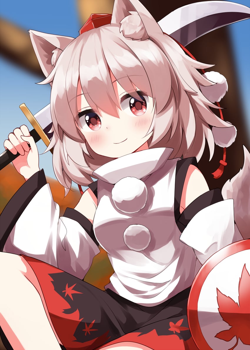 inubashiri momiji (touhou) drawn by ruu_(tksymkw)
