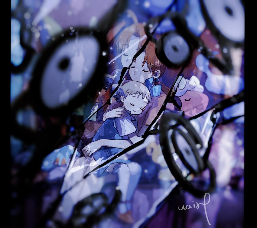 unown, teddiursa, delia ketchum, entei, flaaffy, and 2 more (pokemon and 1 more) drawn by hanenbo