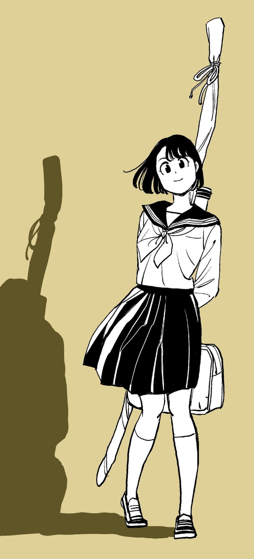 sakimiya satsuki (sakimiya senpai no kyujitsu) drawn by amano_saku
