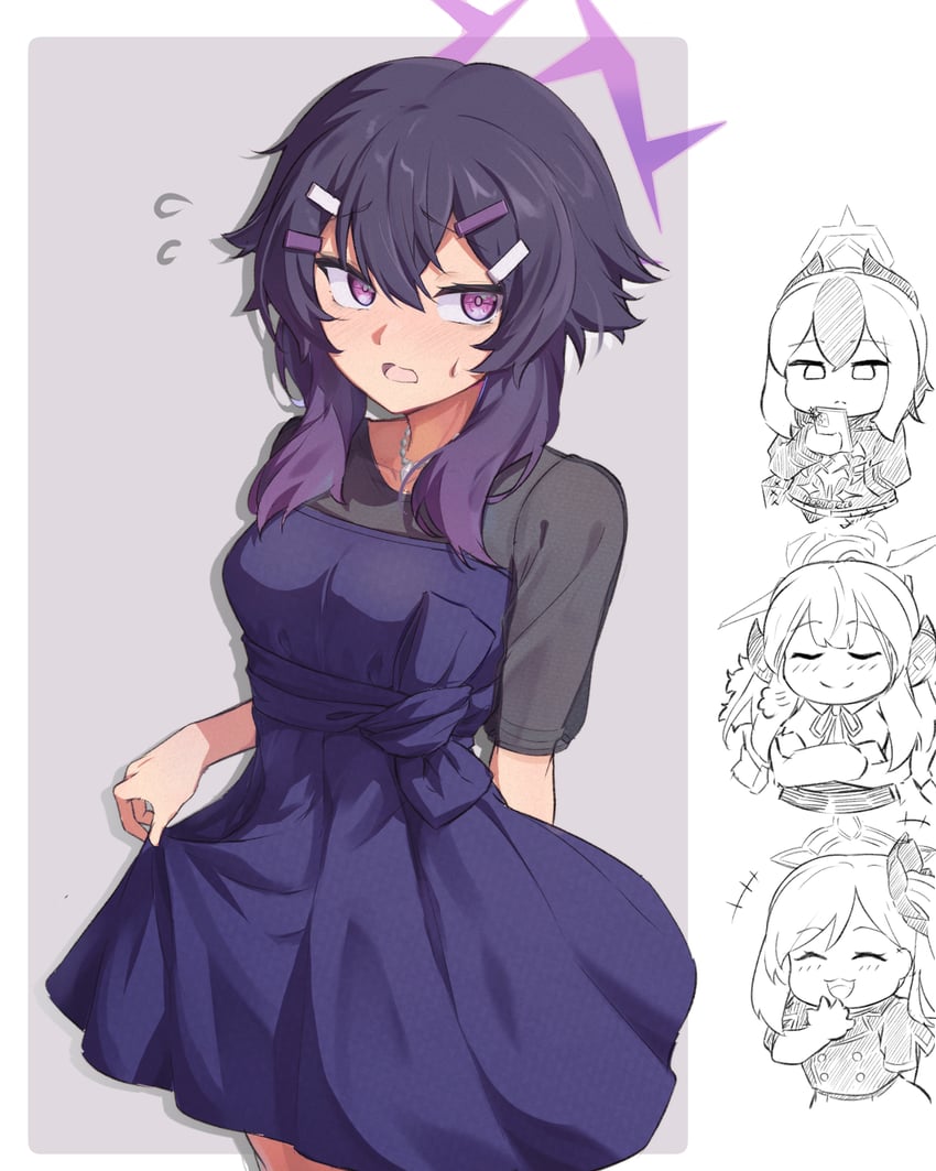 kayoko, aru, mutsuki, and haruka (blue archive) drawn by konntena