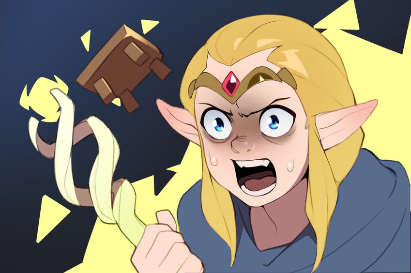 princess zelda (the legend of zelda and 2 more) drawn by combos_&_doodles