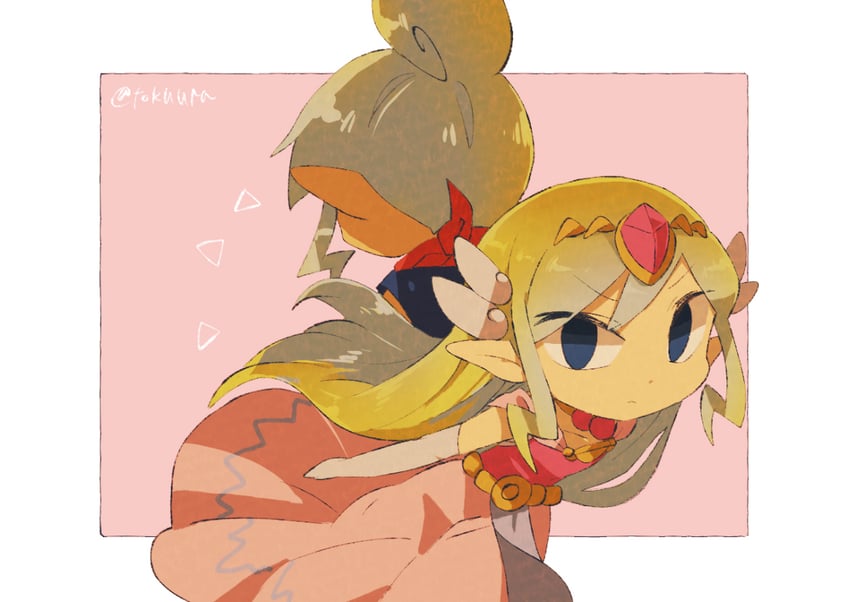 princess zelda, toon zelda, and tetra (the legend of zelda and 1 more) drawn by tokuura