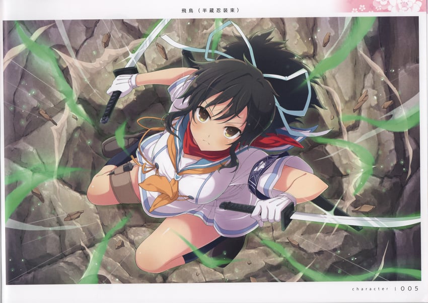 asuka (senran kagura and 1 more) drawn by yaegashi_nan